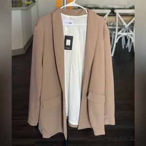 Fashion Nova Sasha Open Front Blazer